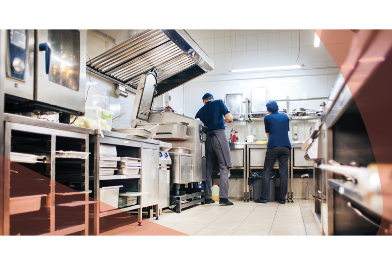 Cleaning Commercial Kitchen