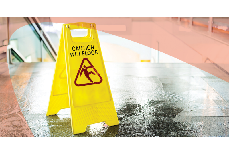 Caution Wet Floor Sign - Winter Floor