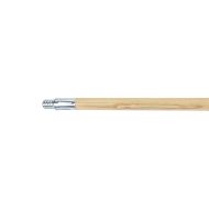 Product Lacquered Wood Handle w/ Steel Threading - 60"
