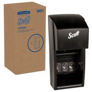 Product Scott® Vertical Double Roll Toilet Paper Dispenser - Black