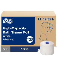 Product Tork® T26 Advanced High Capacity Toilet Paper - White 2-Ply 36x1000 Sheets