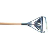 Product Quick Change Wood Mop Handle w/ Metal Stirrup - 54"