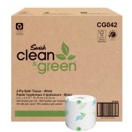Product Swish Clean & Green® Bath Tissue - White 2-Ply 48x500 Sheets