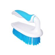 Product Iron-Style Plastic Scrub Brush - Blue/White 6"