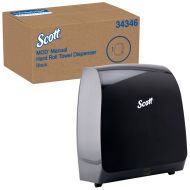 Product Scott® Pro Manual Hard Roll Towel Dispenser - Black
