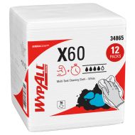 Product WypAll® X60 1/4 Fold Wipers - White 12x76 Sheets