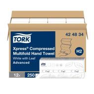 Product Tork Xpress® H2 Multifold Hand Towel - White 1-Ply 12x250 Sheets
