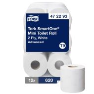 Product Tork® SmartOne Mini Toilet Paper Rolls - 2-Ply 12x620 Sheets