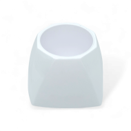 Product Toilet Bowl Brush Caddy - White 4"