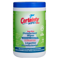 Product Certainty™ Biodegradable Plus Disinfectant Wipes - 160 Sheets