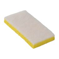 Product Light Duty Scouring Sponge - White/Yellow