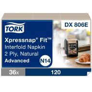 Product Tork Xpressnap Fit® N14 Dispenser Napkin - Natural 36x120 Sheets