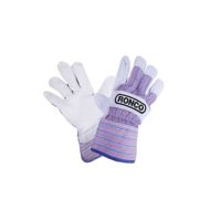 Product Ronco® Split Leather Fitter Glove - Large Grey/Blue