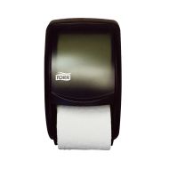 Product Tork® T24 Twin Vertical Toilet Paper Dispenser - Smoke
