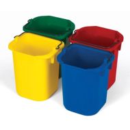 Product Rubbermaid® Disinfecting Pails - 5qt 4/PK - Green, Red, Blue, Yellow