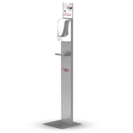 Product SCJ® Touch-Free Dispenser Stand - Silver (Dispenser Sold Separately)