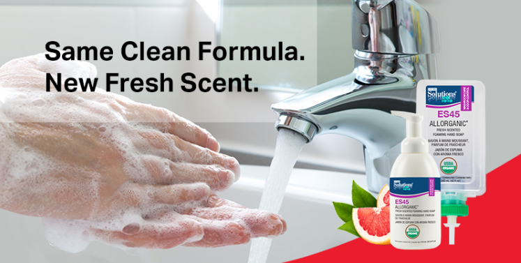 Enviro-Solutions® ES45 ALLORGANIC Fresh-Scented Foaming Hand Soap - 575mL
