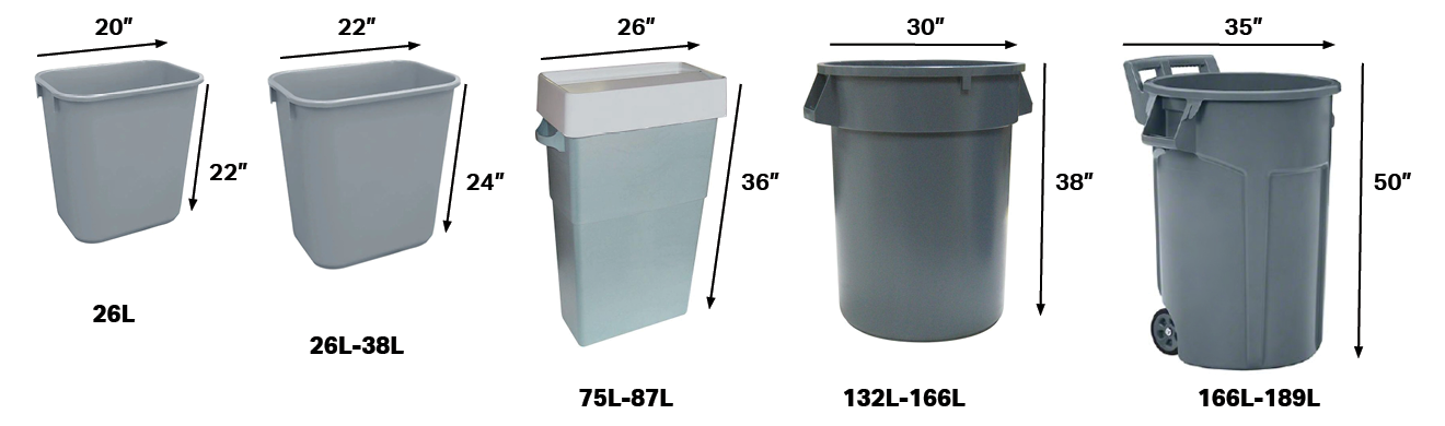 Swish Clean & Green® Garbage Bags - Black 26