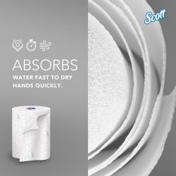 Scott® Essential* High Capacity Hard Roll Towels - White 6x950'