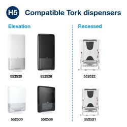 Tork H5 PeakServe® Continuous™ Hand Towel - White 1-Ply 12x410 Sheets
