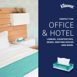 Kleenex® Professional Flat-Box Facial Tissue - White 36x100 Sheets