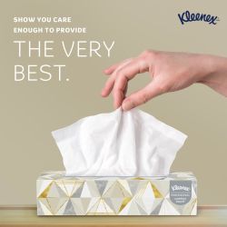 Kleenex® Professional Flat-Box Facial Tissue - White 2-Ply 48x125 Sheets