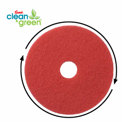 Swish Clean & Green® Buff Floor Pad - Red 20