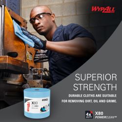 WypAll® X80 Jumbo Roll Wipers