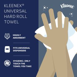 Kleenex® Hard Roll Towels - White 6x600'