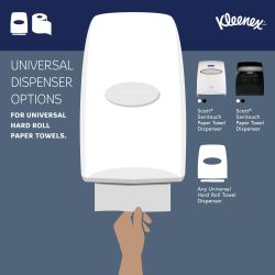 Kleenex® Hard Roll Towels - White 6x600'