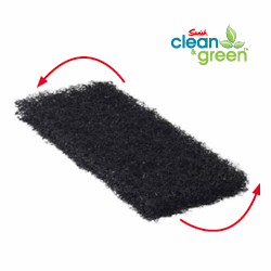 Swish Clean & Green® Utility Pad - Black 4.5