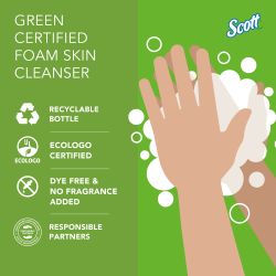 Scott® Green Certified Foam Skin Cleanser - 6x1L