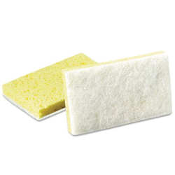 Light Duty Scouring Sponge - White/Yellow