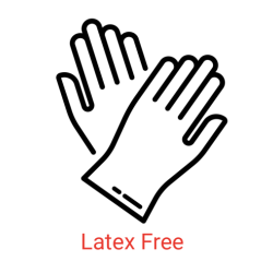 Inteplast Nitrile Gloves - Blue 4mil 100/BX