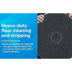 Swish Clean & Green® Strip Floor Pad - Black 20