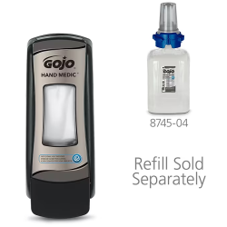 Gojo® Hand Medic® ADX-7™ Dispenser - Chrome/Black 700mL