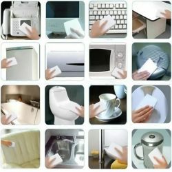 Melamine Eradicator Sponge - White 12/PK