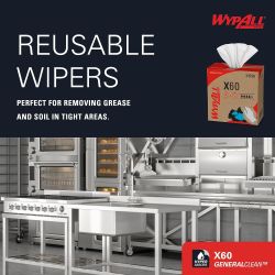 WypAll® General Clean X60 Multi-Task Cleaning Cloths