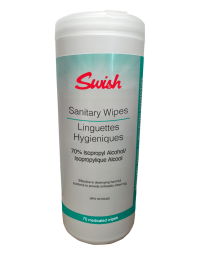 Product Swish® Sanitary Wipes - 70/Canister