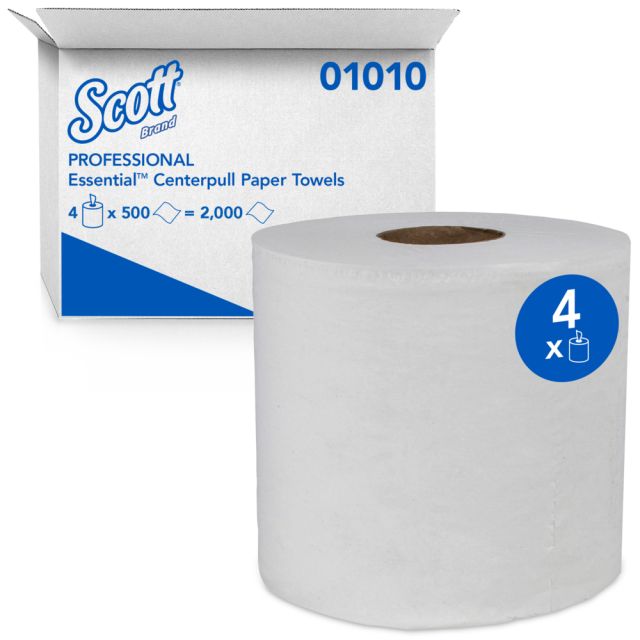 Product Scott® Essential Center-Pull Towels - White 4x500 Sheets