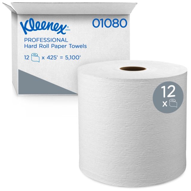 Product Kleenex® Hard Roll Towels - White 12x425’