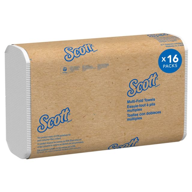 Product Scott® Multi-Fold Paper Towels - White 16x250 Sheets