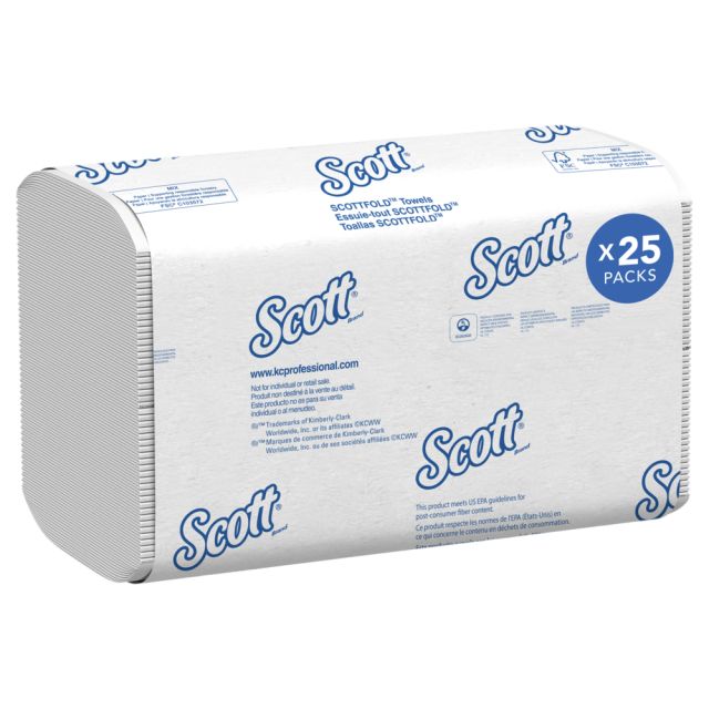 Product Scott® Pro Scottfold™ Multifold Paper Towels - White 25x175 Sheets