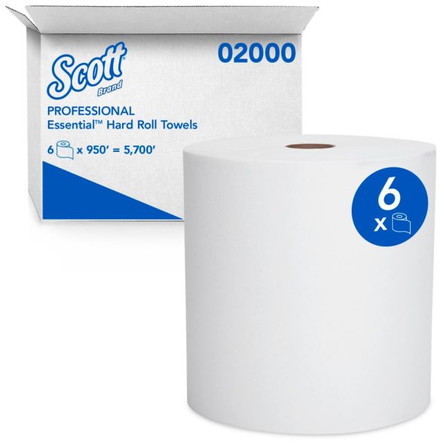 Product Scott® High Capacity Hard Roll Towels - White 6x950’