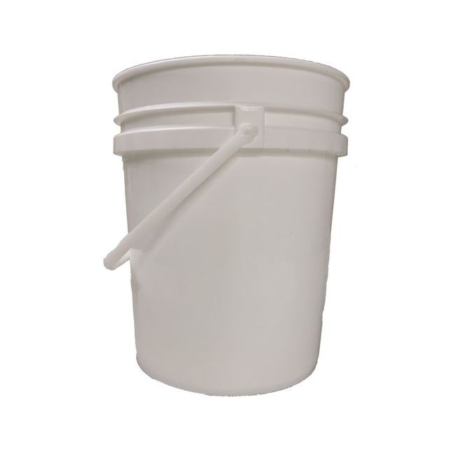 Product Plastic White Pail - 18.9L