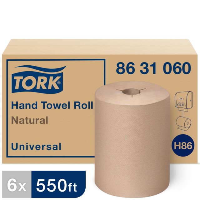Product Tork® H86 Hand Towel Roll - Natural Tan 1-Ply 6x550'