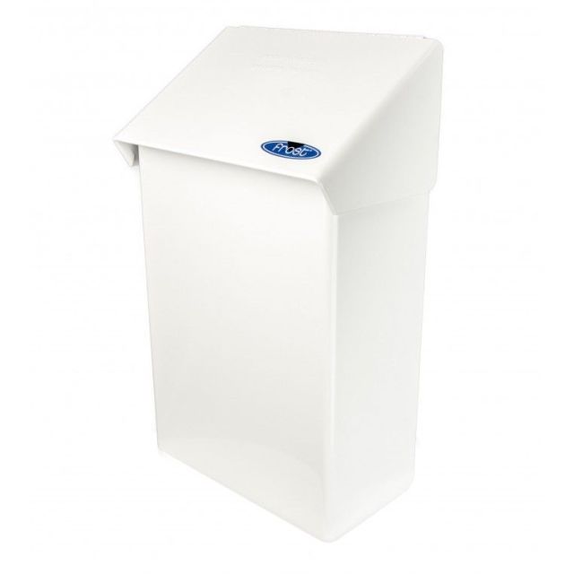 Product Frost® Surface Mounted Napkin Disposal - White Steel 6L