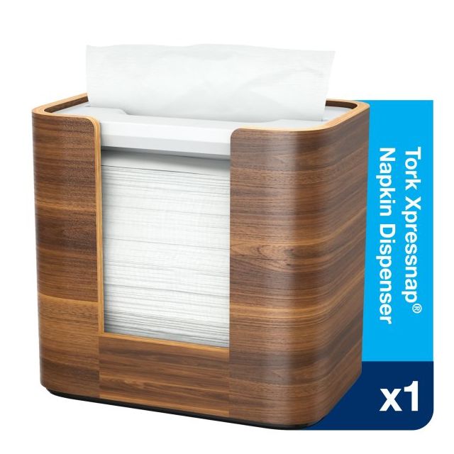 Product Tork Xpressnap® N4 Napkin Dispenser - Walnut