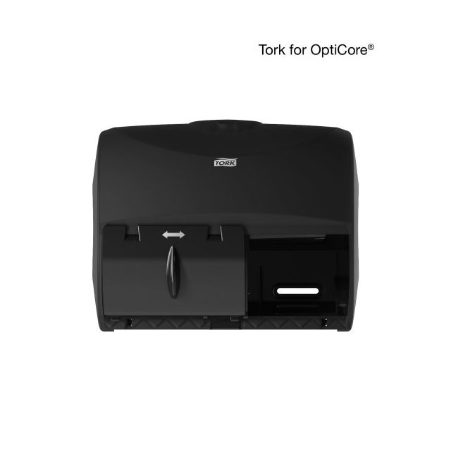 Product Tork OptiCore® T11 Twin Toilet Paper Dispenser - Black