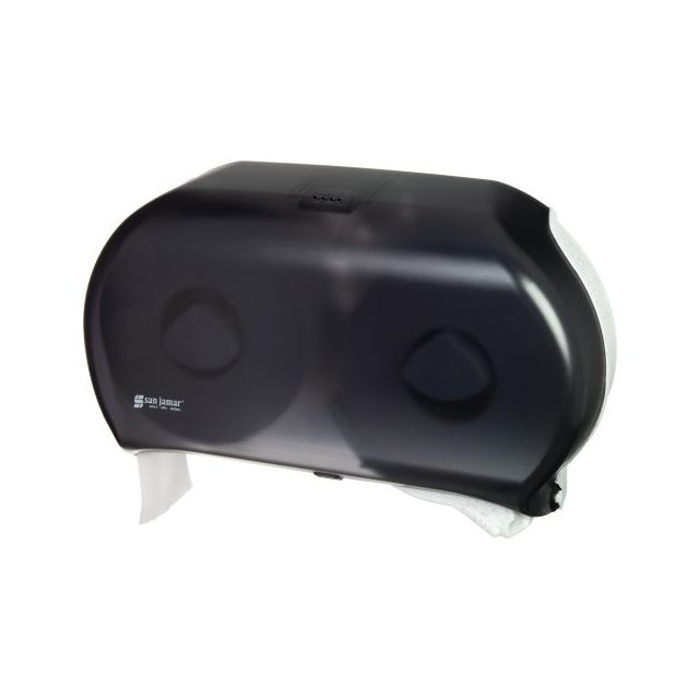 Product Universal Double-Roll Jumbo Toilet Paper Dispenser - Black